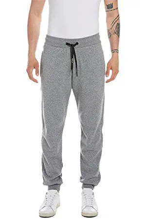Replay Herren Jogginghose mit Tunnelzug, (Grau), M