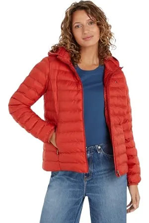 Tommy Hilfiger Damen Jacke Padded Global Stripe Jacket Übergangsjacke, , XXL
