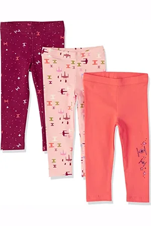 Amazon Disney | Marvel | Star Wars | Frozen | Princess Mädchen Leggings, 3er-Pack, , 4 Jahre