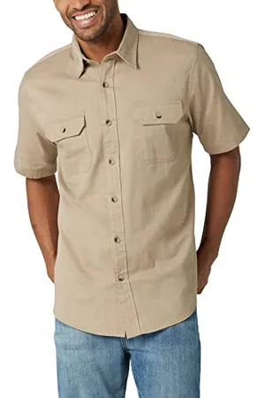 Wrangler Herren Short Sleeve Classic Woven Shirt Hemd mit Button-Down-Kragen, , 3X-Large Groß
