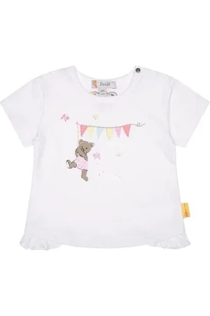 Steiff Baby - Mädchen T-shirt met korte mouwen T Shirt, , 62 EU