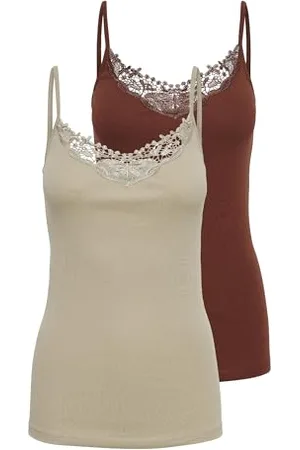 ONLY ONLKIRA Life LACE Singlet 2PACK NOOS
