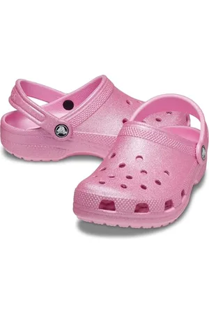 Crocs Unisex-Erwachsene Classic Glitter Clog T, Rosa Tweed-Glitzer