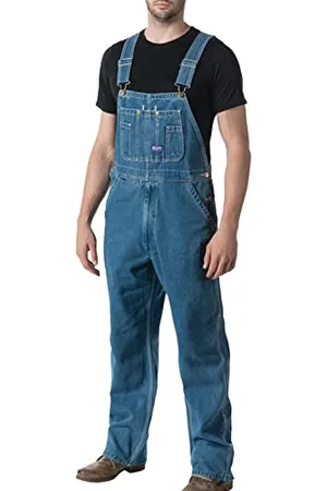 Liberty Herren Bib Overalls, Stone Washed, 36W / 32L