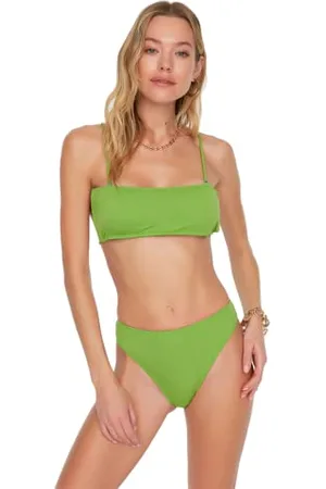 Trendyol Damen Women Normal Waist High Leg Bikini Bottom Baby Badebekleidung, , 42