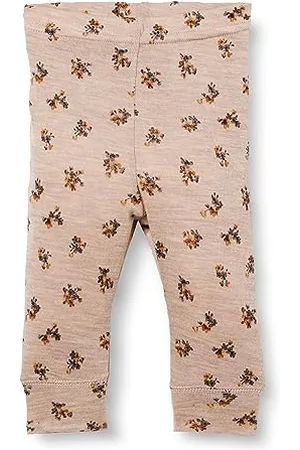 NAME IT Baby-Mädchen NBFWANG Wool Rib AOP XXIII Leggings, , 86