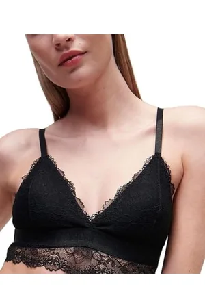 Karl Lagerfeld Damen Gepolsterter Longline Spitzen BH M