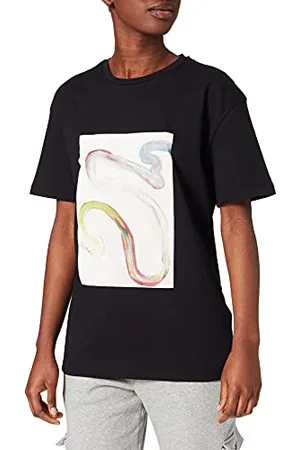 NA-KD Damen Printed Loose Fit T-Shirt, , XS