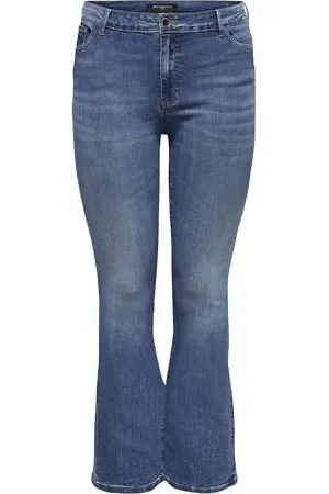 ONLY Damen Carsally Reg Flared DNM Bj114-3 Noos Hose, , 42W / 32L EU