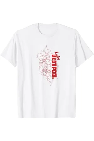 DEADPOOL Lady Outline T-Shirt
