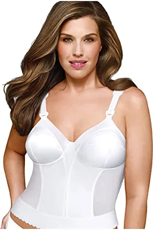 Exquisite Form Damen Back Close Longline Bra BH, Undurchsichtige, , 90B