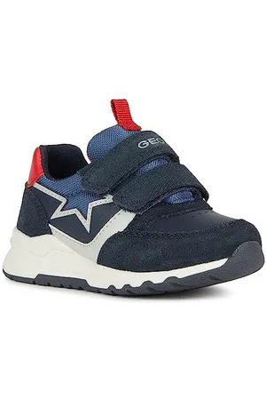 Geox Baby-Jungen B PYRIP Boy B Sneaker, Navy/RED, 20 EU