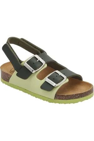 Scholl Turtle, Sandali con cinturino, Bambino - Kids, Verde, 24