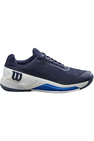 Wilson Herren Rush Pro 4.0 Ac Tennisschuhe Allcourtschuh Dunkelblau - Weiß, 49 1/3 EU