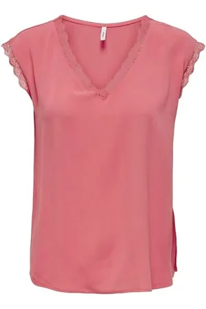ONLY Female Top Normal geschnitten V-Ausschnitt Top