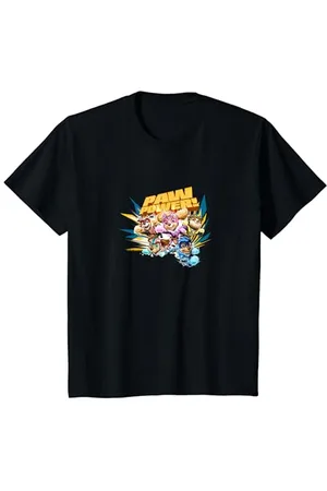 Paw Patrol Kinder : The Mighty Movie Paw Power Group Shot Logo T-Shirt