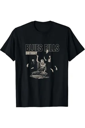 Blues Pills Birthday Outline T-Shirt