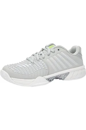 K-Swiss Performance Damen Express Light 3 Tennis Shoe, Gray Violet/White/Lime Green, 40 EU