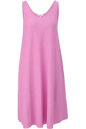 QS by s.Oliver Plissiertes Jersey-Kleid im Relaxed Fit 42