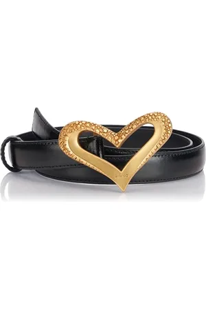 Pinko Damen Love Heart H2 Belt Leder Vintage Gürtel, , S