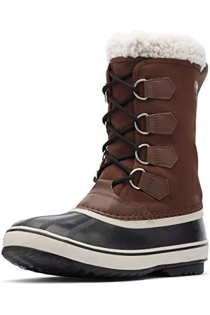 sorel 1964 PAC NYLON WATERPROOF Schneestiefel für Herren, Braun (Tobacco x Black), 41 EU