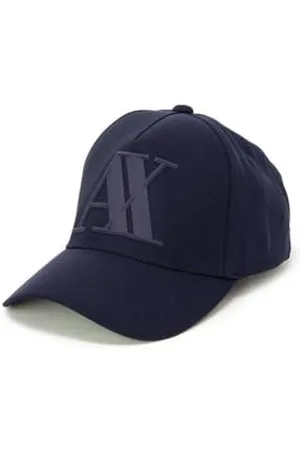 Armani Exchange Herren Rubber Logo Ax Cap Baseball Cap, , Einheitsgröße