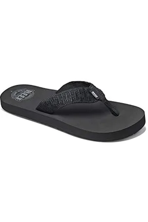 Reef SMOOTHY Herren Zehentrenner, Schwarz (BLACK / BLA), 47 EU