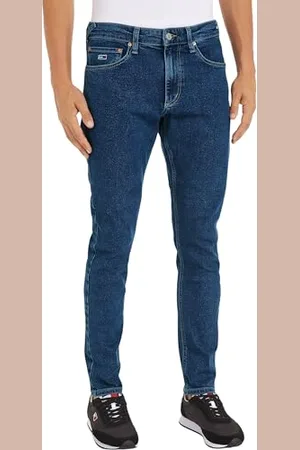 Tommy Hilfiger Herren Jeans Hose Scanton Slim Fit, Blau ( Medium), 33W/34L