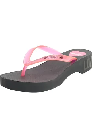 Moschino Damen Ja28064G0GI31604 Flipflop, , 36 EU