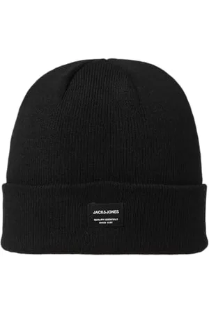 JACK & JONES Herren Strickmütze JJDNA Beanie NOOS 12092815, Einfarbig, Gr. One Size, Schwarz (Black)