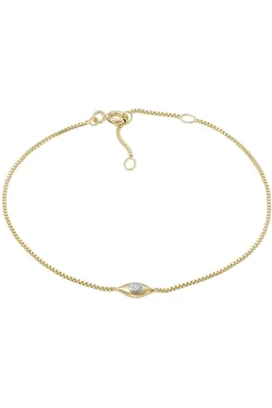 Fossil Damenarmband, Sterling Silber Schlosskette Armband