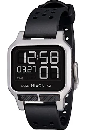 Nixon Unisex-Erwachsene Digital LCD-Digitalmodul Uhr mit Silikon Armband A1320130-00