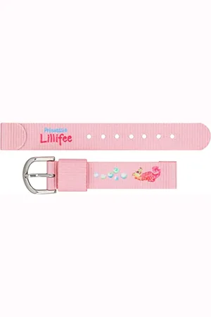 Prinzessin Lillifee Edelstahl Textil Uhrenarmband Kinder Mädchen Ersatzteil 18cm