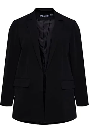 Pieces® Damen Pcbossy Ls Loose Blazer Noos Qx, , 46 Große Größen