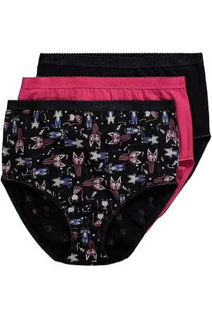 Ulla Popken Damen Slips, 3er-Pack Slip, , 46-48