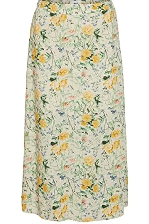 Object Damen Objlorena Noos Skirt Rock, Silver Gray, 38 EU