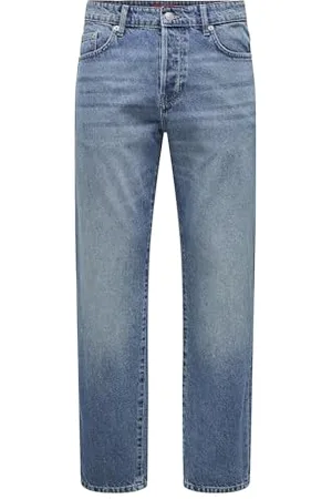Only & Sons Male Normal geschnitten Jeans ONSEDGE Mittlere Taille Gerade geschnitten Jeans
