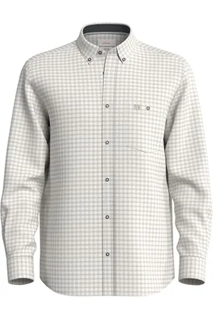 QS by s.Oliver Hemd mit Button-Down-Kragen