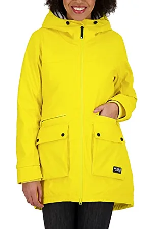 alife kickin ALIFE and Kickin AudreyAK Raincoat – Damen Winterjacke Parka – Mantel mit Kapuze – Perfekt für Kalte Tage, Herbst & Winter – Robuste Jacke S