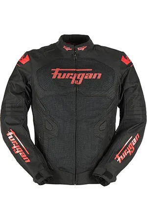 Furygan Herren-Motorradjacke ATOM VENTED EVO - Erweiterter Schulter- und Ellbogenschutz D3O - Atmungsaktiv - Verstellbare Ärmel - Verschiedene Größen
