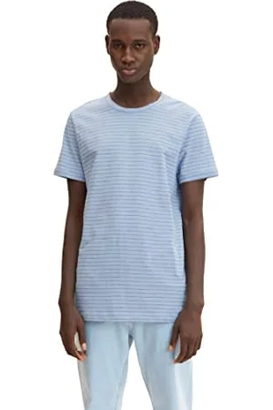 TOM TAILOR Herren T-Shirt mit Streifen 1033029, , XS