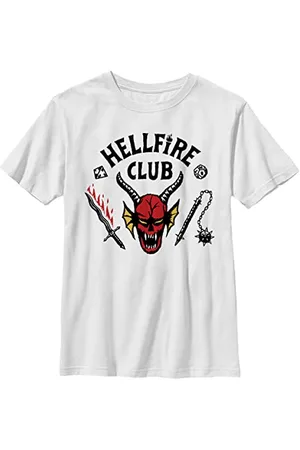 Stranger Things Unisex Kinder Hellfire Club Short Sleeve T-shirt, , Einheitsgröße