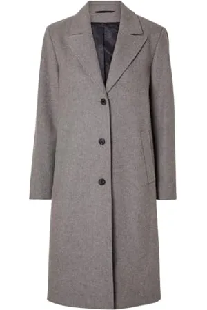 SELECTED Damen SLFNEW ALMA Wool Coat NOOS Mantel, , 42