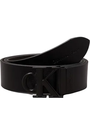 Calvin Klein Jeans Herren Gürtel aus Leder, Braun (Black/Bitter Brown), 95 cm