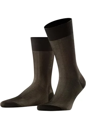 Falke Herren Socken Fine Shadow M So Baumwolle gemustert 1 Paar, , 39-40