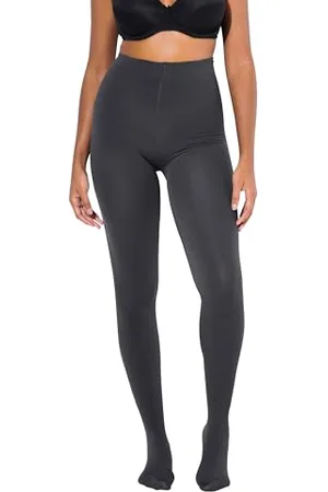 Ulla Popken Damen große Größen Übergrößen Plus Size Thermo-Strumpfhose, warm, blickdicht, Stretchkomfort