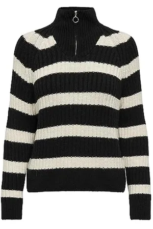 ONLY ONLLEISE Freya LS Zip HIGH Neck KNT NOOS