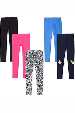Amazon Mädchen Leggings, 5er-Pack, , 9 Jahre