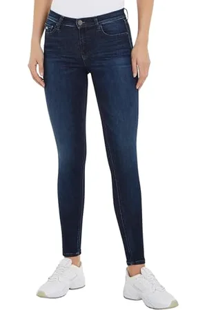 Tommy Hilfiger Damen Jeans Nora Md Skn Ah1259 Skinny Fit, Blau ( Dark), 32W / 28L