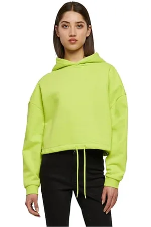 Urban classics Damen TB6091-Ladies Cropped Oversized Hoodie Kapuzenpullover, , XXL